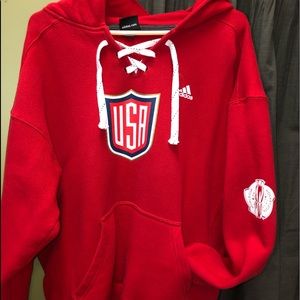 Red Adidas Sweatshirt